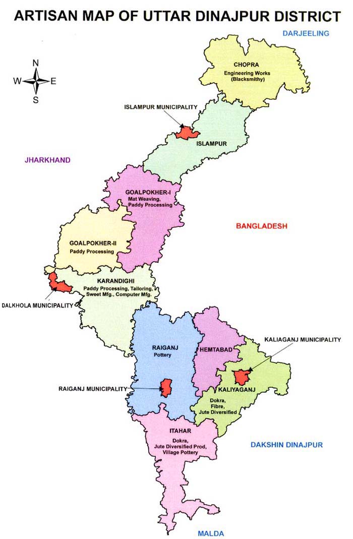 Raiganj West Bengal Map Uttar Dinajpur